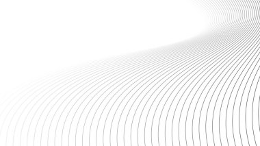 Çizgi dalga soyut çizgileri, arkaplan veya sunum için duvar kağıdı arkaplan vektör resmi tasarımı