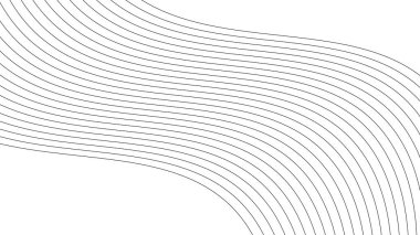 Çizgi dalga soyut çizgileri, arkaplan veya sunum için duvar kağıdı arkaplan vektör resmi tasarımı