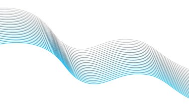 Çizgi dalga soyut çizgileri, arkaplan veya sunum için duvar kağıdı arkaplan vektör resmi tasarımı