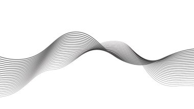 Çizgi dalga soyut çizgileri, arkaplan veya sunum için duvar kağıdı arkaplan vektör resmi tasarımı