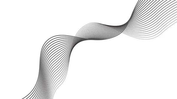 Çizgi dalga soyut çizgileri, arkaplan veya sunum için duvar kağıdı arkaplan vektör resmi tasarımı