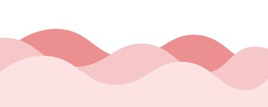 Kırmızı dalga arkaplan duvar kağıdı vektör görüntüsü. Arkaplan veya sunum için grafik dalga tasarımı