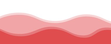 Kırmızı dalga arkaplan duvar kağıdı vektör görüntüsü. Arkaplan veya sunum için grafik dalga tasarımı