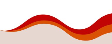 Kırmızı dalga arkaplan duvar kağıdı vektör görüntüsü. Arkaplan veya sunum için grafik dalga tasarımı