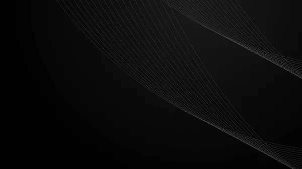 Черный Абстрактный Градиентный Фон Векторное Изображение Дизайна Обоев Линией Кривой Лицензионные Стоковые Иллюстрации
