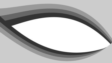 Arkaplan veya sunum için eğri çizgisi olan siyah soyut gradyan duvar kağıdı tasarım vektör resmi