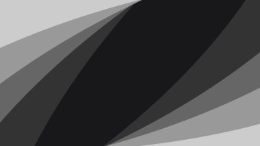 Arkaplan veya sunum için eğri çizgisi olan siyah soyut gradyan duvar kağıdı tasarım vektör resmi