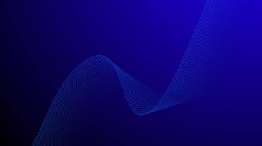 Arkaplan veya sunum için Koyu Mavi Soyut arkaplan duvar kağıdı vektör resmi