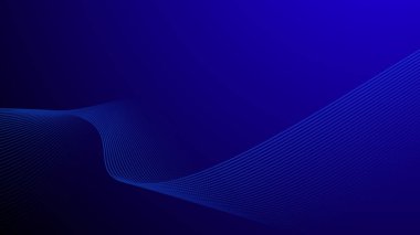 Arkaplan veya sunum için Koyu Mavi Soyut arkaplan duvar kağıdı vektör resmi