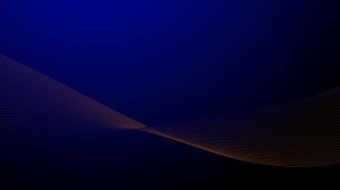 Arkaplan veya sunum için Koyu Mavi Soyut arkaplan duvar kağıdı vektör resmi