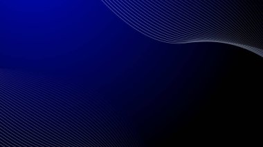 Arkaplan veya sunum için Koyu Mavi Soyut arkaplan duvar kağıdı vektör resmi