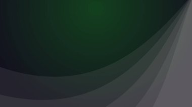 Arkaplan veya sunum için eğri çizgili koyu yeşil arkaplan duvar kağıdı tasarımı vektör resmi