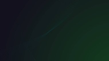 Arkaplan veya sunum için eğri çizgili koyu yeşil arkaplan duvar kağıdı tasarımı vektör resmi