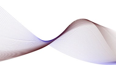 Arkaplan veya sunum için soyut eğri çizgiler arkaplan duvar kağıdı vektör resmi