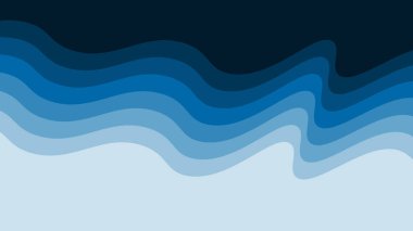 Mavi kağıt arkaplan veya sunum için soyut arkaplan vektör resmini kes