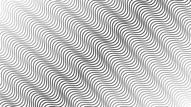 Arkaplan ya da kumaş tasarımı için siyah ve beyaz çizgi dikişsiz geometrik doku arkaplanı