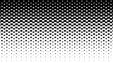 Arkaplan için yarı ton dikişsiz doku siyah ve beyaz desen arkaplanı