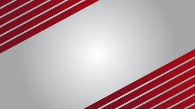 Arkaplan veya sunum için kırmızı ve beyaz soyut arkaplan duvar kağıdı vektör resmi