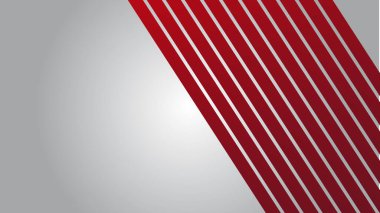 Arkaplan veya sunum için kırmızı ve beyaz soyut arkaplan duvar kağıdı vektör resmi