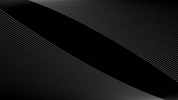 Fekete Háttér Vonalak Vektor Kép Elvont Tapéta Háttér Vagy Dekoráció — Stock Vector