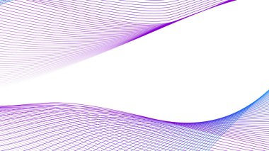 Arkaplan veya sunum için gradyan renk içeren mavi mor ve beyaz soyut çizgi arkaplanı
