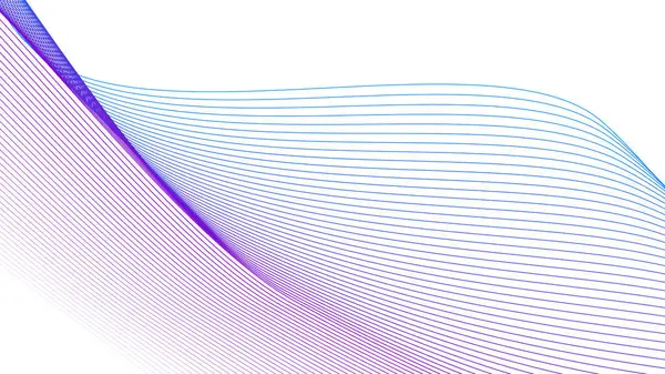Arkaplan veya sunum için gradyan renk içeren mavi mor ve beyaz soyut çizgi arkaplanı