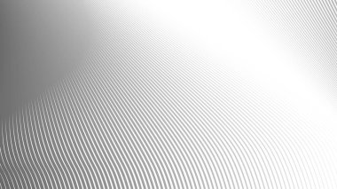 Beyaz arkaplan tasarımı duvar kağıdı üzerindeki soyut gri dalga çizgileri deseni