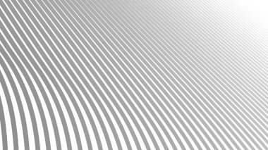 Beyaz arkaplan tasarımı duvar kağıdı üzerindeki soyut gri dalga çizgileri deseni