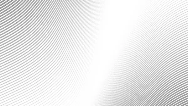 Абстрактная Серая Волна Линии Рисунок Белом Фоне Дизайн Обоев — стоковый вектор