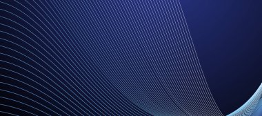 Mavi soyut çizgi arkaplan sancak vektör resim tasarımı