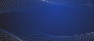 Mavi soyut çizgi arkaplan sancak vektör resim tasarımı