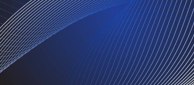 Mavi soyut çizgi arkaplan sancak vektör resim tasarımı