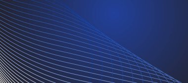 Mavi soyut çizgi arkaplan sancak vektör resim tasarımı