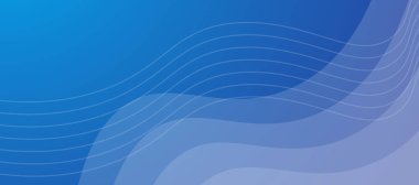 Mavi soyut çizgi arkaplan sancak vektör resim tasarımı