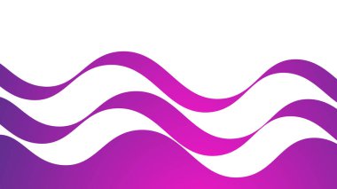 Arkaplan veya sunum için mor dalga element vektör resmi