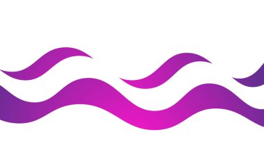 Arkaplan veya sunum için mor dalga element vektör resmi