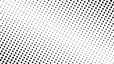 Arkaplan veya moda tarzı için yarı ton desenli arka plan siyah-beyaz vektör resmi