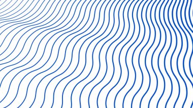 Mavi dalga çizgileri soyut arkaplan vektör çizgisi