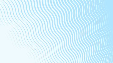 Mavi dalga çizgileri soyut arkaplan vektör çizgisi