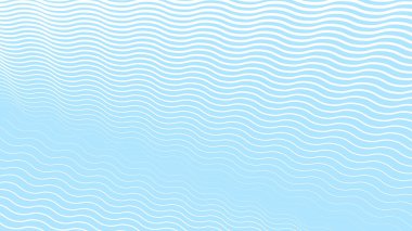 Mavi dalga çizgileri soyut arkaplan vektör çizgisi