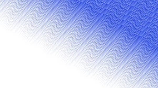 Blaue Welle Streifen Linie Abstrakte Hintergrund Vektor Bild — Stockvektor