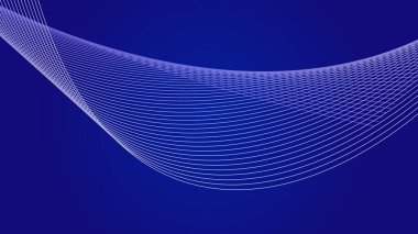 Mavi soyut arkaplan eğri çizgi vektör resmi