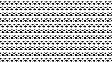 Moda kumaşı biçimi için dalga deseni siyah ve beyaz arkaplan dokusu