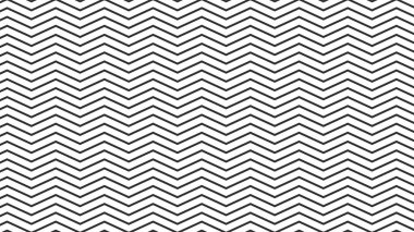 Kumaş biçimi veya doku ögesi için siyah ve beyaz zig zag desen arkaplanı