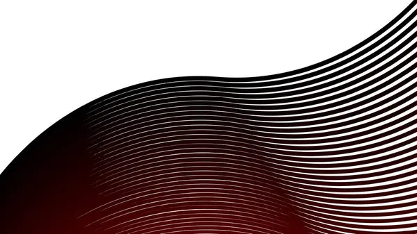 Roșu Dungi Negre Linie Abstractă Tapet Imagine Vectorială Pentru Fundal — Vector de stoc