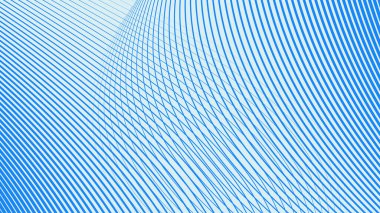 Arkaplan veya sunum için mavi eğimli çizgiler arkaplan vektör resmi