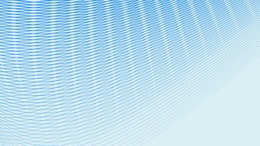 Arkaplan veya sunum için mavi eğimli çizgiler arkaplan vektör resmi