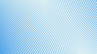 Arkaplan veya sunum için mavi eğimli çizgiler arkaplan vektör resmi