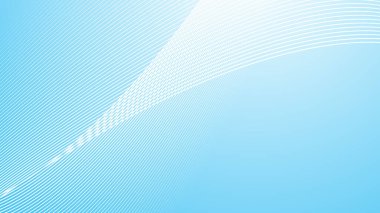 Arkaplan veya sunum için mavi eğimli çizgiler arkaplan vektör resmi
