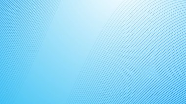 Arkaplan veya sunum için mavi eğimli çizgiler arkaplan vektör resmi